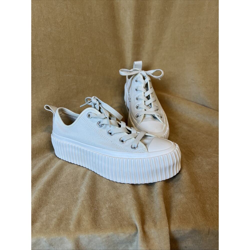 31310800 Converse All Star R Lifted Ribtape OX Stone White‎ (M 3.5 / W 6)